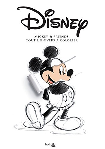 Couverture du livre: Disney, Mickey & friends - Tout l'univers à colorier