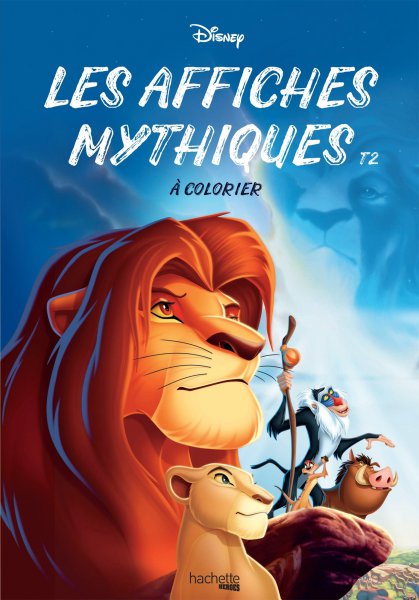 Couverture du livre: Les Affiches mythiques Disney tome 2 - à colorier