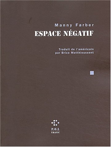 Couverture du livre: Espace négatif