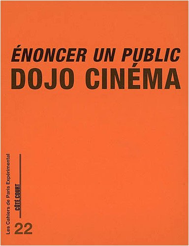 Couverture du livre: Enoncer un public - Donjo Cinéma