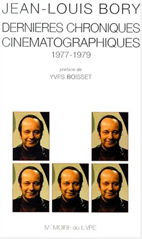 Couverture du livre: Dernières chroniques cinématographiques 1977-1979