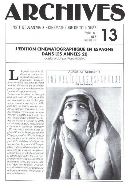 Couverture du livre: L'édition cinématographique en Espagne dans les années 20