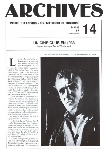 Couverture du livre: Un ciné-club en 1933