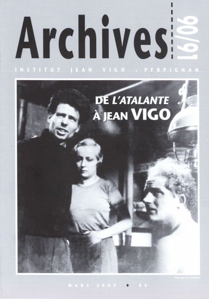 Couverture du livre: De L'Atalante à Jean VIGO