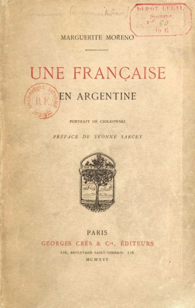 Couverture du livre: Une française en Argentine - portrait de Ciolkowski