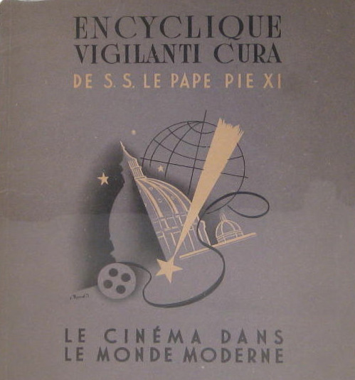 Couverture du livre: Encyclique Vigilanti cura de S.S. le pape Pie XI sur le cinéma