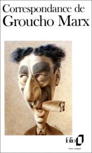 Couverture du livre Correspondance par Groucho Marx