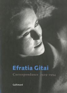 Couverture du livre Correspondance (1929-1994) par Efratia Gitai