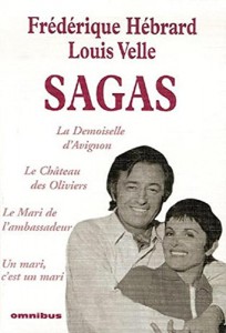 Couverture du livre Sagas par Frédérique Hébrard et Louis Velle