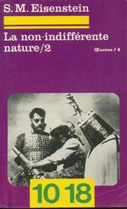Couverture du livre La non-indifferente nature /2 par Sergueï Eisenstein