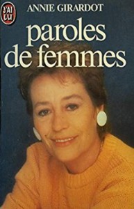 Couverture du livre Paroles de femmes par Annie Girardot et Marie-Thérèse Cuny