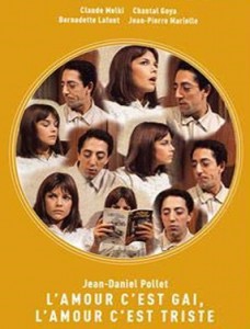 Couverture du livre L'amour c'est gai, l'amour c'est triste par Jean-Daniel Pollet