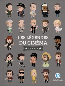 Couverture du livre Les légendes du cinéma par Clémentine V. Baron