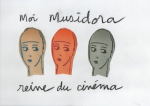 Couverture du livre Moi Musidora reine de cinéma par Fontaine de La Mare, Daniel Chocron et Musidora