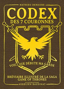 Couverture du livre Codex des 7 couronnes par Mathieu Demaure