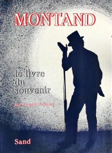 Couverture du livre Montand, le livre du souvenir par Bernard Pascuito