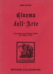 Couverture du livre Cinema dell' Arte par Nino Frank
