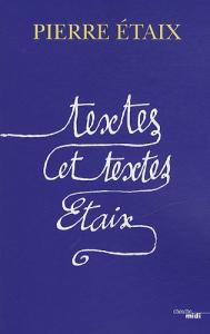 Couverture du livre Textes et textes Etaix par Pierre Etaix