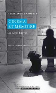 Couverture du livre Cinéma et mémoire par Marie-Aude Baronian