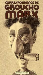 Couverture du livre Correspondance de Groucho Marx par Groucho Marx