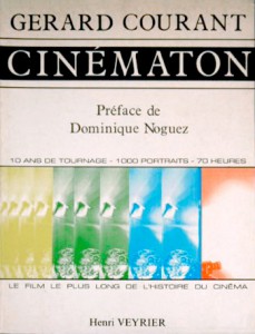 Couverture du livre Cinématon par Gérard Courant