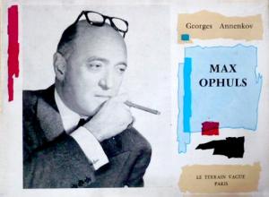 Couverture du livre Max Ophuls par Georges Annenkov