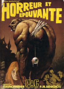 Couverture du livre Horreur et épouvante dans le cinéma fantastique par Pierre Jean-Baptiste Benichou