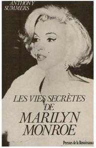 Couverture du livre Les vies secrètes de Marilyn Monroe par Anthony Summers