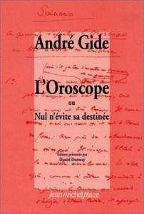 Couverture du livre L'Oroscope par André Gide