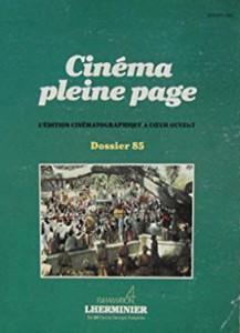 Couverture du livre Cinéma pleine page par Collectif dir. Pierre Lherminier