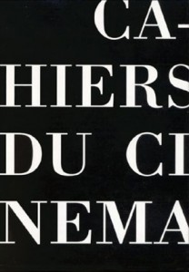 Couverture du livre Cahiers du Cinéma par Antoine de Baecque