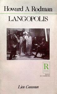 Couverture du livre Langopolis par Howard A. Rodman