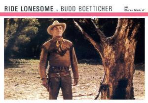 Couverture du livre Ride Lonesome de Budd Boetticher par Charles Tatum Jr.