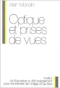 Couverture du livre Optique et prises de vues par Alain Monclin