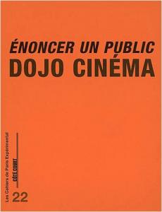 Couverture du livre Enoncer un public - Donjo Cinéma par Collectif