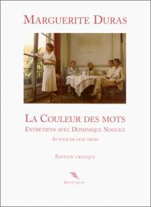 Couverture du livre La Couleur des mots par Marguerite Duras et Dominique Noguez