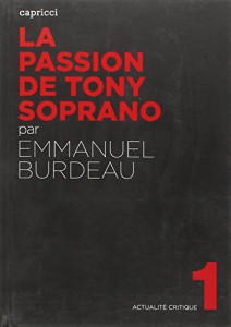 Couverture du livre La Passion de Tony Soprano par Emmanuel Burdeau