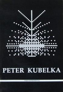 Couverture du livre Peter Kubelka par Collectif dir. Christian Lebrat