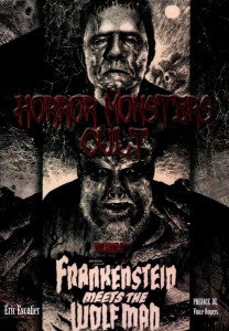Couverture du livre Horror Monsters Cult par Eric Escofier