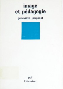 Couverture du livre Image et pédagogie par Geneviève Jacquinot