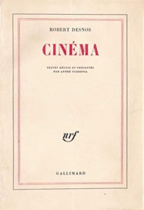 Couverture du livre Cinéma par Robert Desnos et André Tchernia