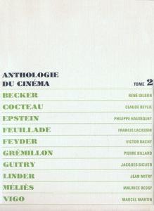 Couverture du livre Anthologie du cinéma, tome 2 par Collectif