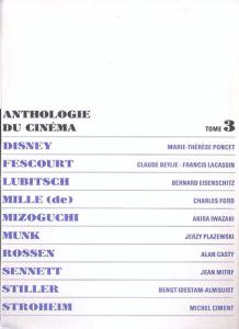 Couverture du livre Anthologie du cinéma, tome 3 par Collectif