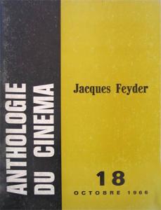 Couverture du livre Jacques Feyder par Victor Bachy