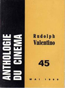Couverture du livre Rudolph Valentino par René Prédal
