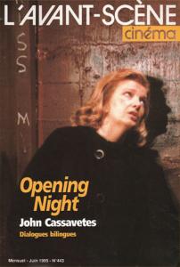 Couverture du livre Opening night par Collectif