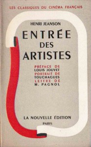 Couverture du livre Entrée des artistes par Henri Jeanson