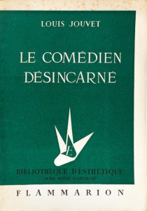 Couverture du livre Le Comédien désincarné par Louis Jouvet