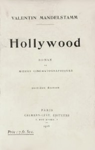 Couverture du livre Hollywood par Valentin Mandelstamm