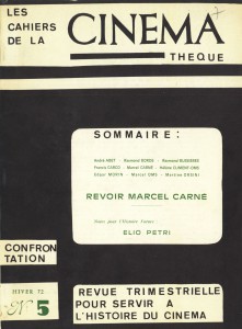 Couverture du livre Revoir Marcel Carné par Collectif dir. Marcel Oms